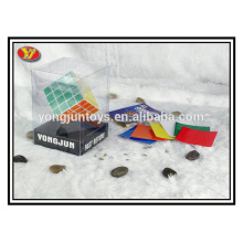 YongJun plastic 4x4 magic square cube square display box